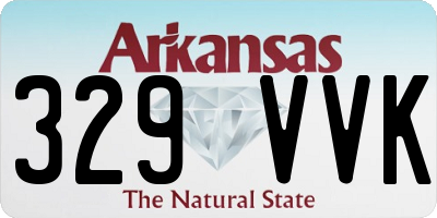 AR license plate 329VVK