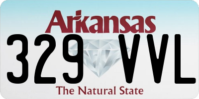 AR license plate 329VVL