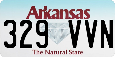 AR license plate 329VVN