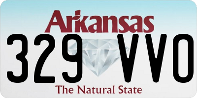 AR license plate 329VVO