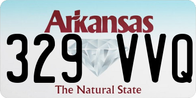 AR license plate 329VVQ