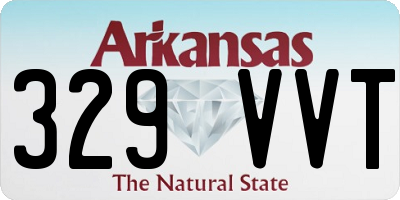 AR license plate 329VVT