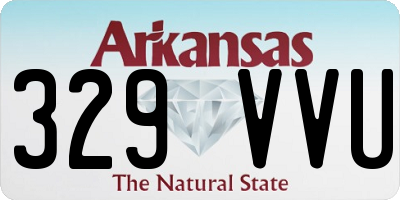 AR license plate 329VVU