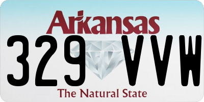 AR license plate 329VVW