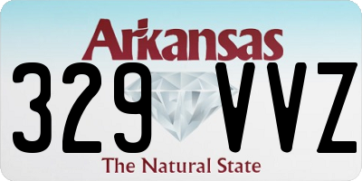 AR license plate 329VVZ