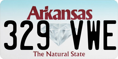 AR license plate 329VWE