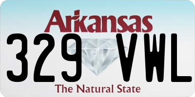 AR license plate 329VWL