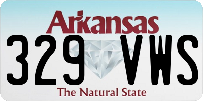 AR license plate 329VWS