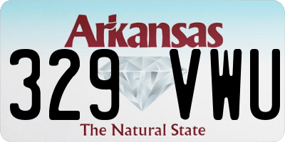 AR license plate 329VWU