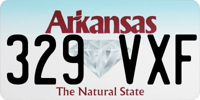 AR license plate 329VXF