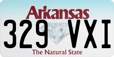 AR license plate 329VXI