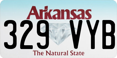 AR license plate 329VYB
