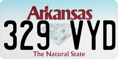 AR license plate 329VYD