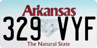 AR license plate 329VYF