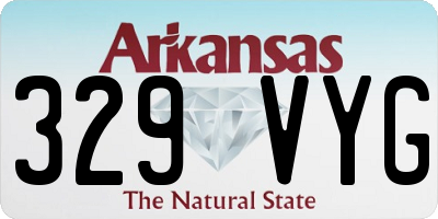 AR license plate 329VYG