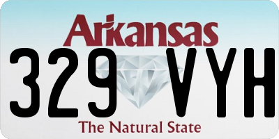 AR license plate 329VYH