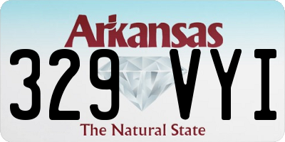 AR license plate 329VYI
