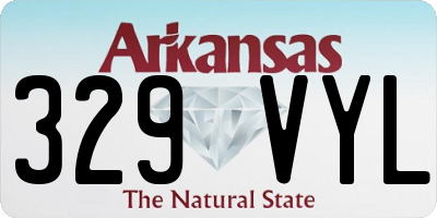 AR license plate 329VYL