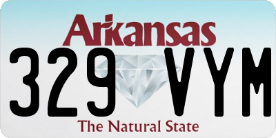 AR license plate 329VYM