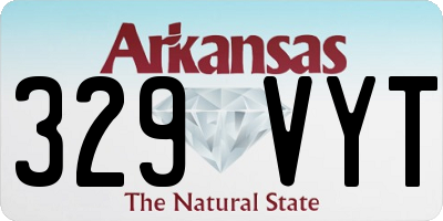 AR license plate 329VYT