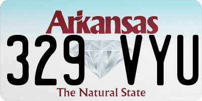 AR license plate 329VYU