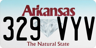 AR license plate 329VYV