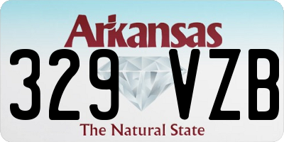 AR license plate 329VZB