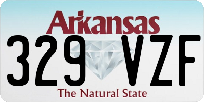 AR license plate 329VZF