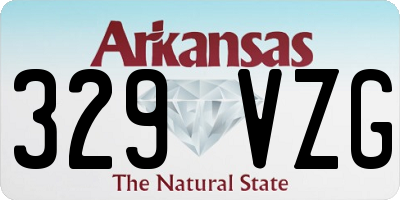 AR license plate 329VZG