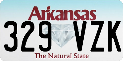 AR license plate 329VZK