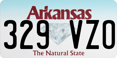 AR license plate 329VZO