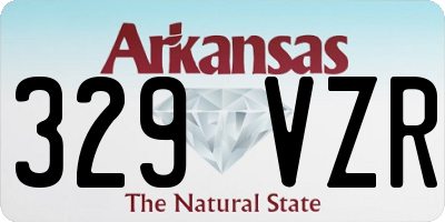 AR license plate 329VZR