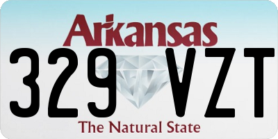 AR license plate 329VZT