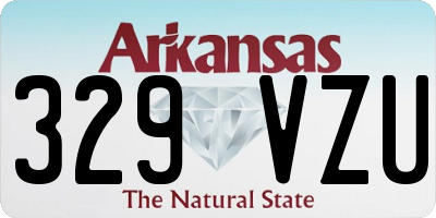 AR license plate 329VZU