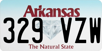AR license plate 329VZW