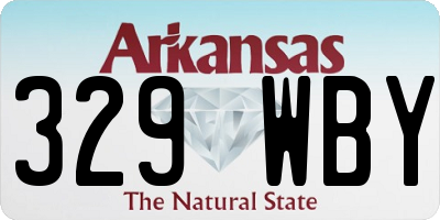 AR license plate 329WBY