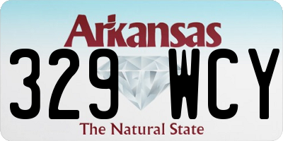 AR license plate 329WCY