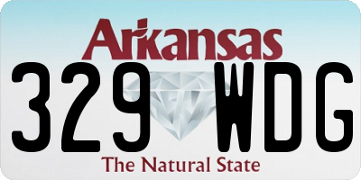 AR license plate 329WDG