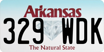 AR license plate 329WDK