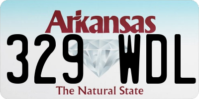 AR license plate 329WDL