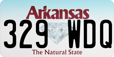 AR license plate 329WDQ
