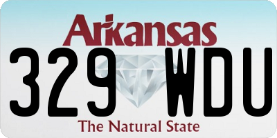 AR license plate 329WDU