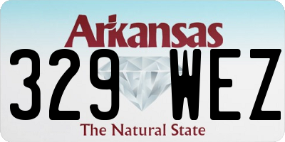 AR license plate 329WEZ
