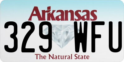 AR license plate 329WFU