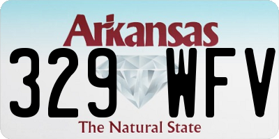 AR license plate 329WFV