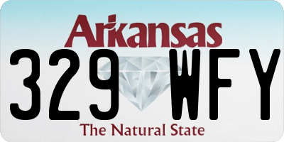 AR license plate 329WFY