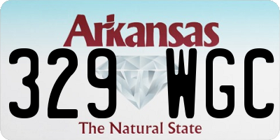 AR license plate 329WGC