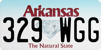 AR license plate 329WGG