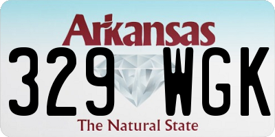 AR license plate 329WGK