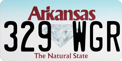 AR license plate 329WGR